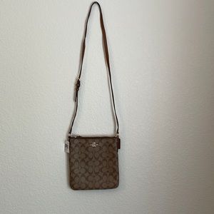 Coach Signature Print Crossbody